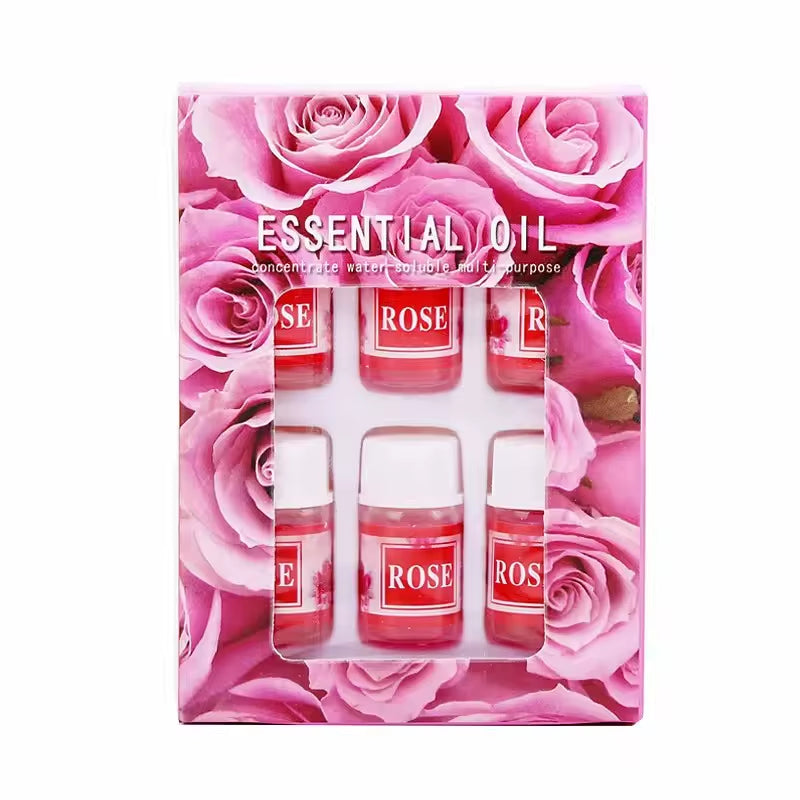 3/5Ml Natural Aromatherapy Essential Oils Set - Lavender/Rose/Jasmine Aromatic Oil for Reed Diffuser, Massage & Humidifier