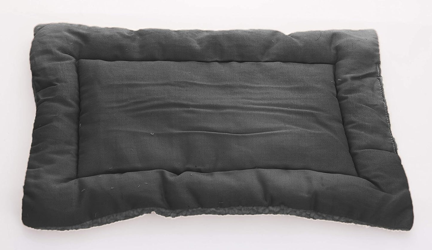 Crate Pad Comfy Cushion Ultra Soft Breathable Puppy Bed Crate Mat - Safe Bed for Dogs, Cats - Lightweight Nap Pad for Dog Kennels and Pet Carriers - 30" Length -Grey