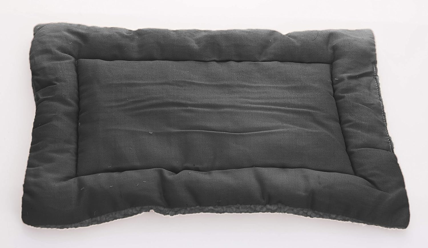 Crate Pad Comfy Cushion Ultra Soft Breathable Puppy Bed Crate Mat - Safe Bed for Dogs, Cats - Lightweight Nap Pad for Dog Kennels and Pet Carriers - 30" Length -Grey