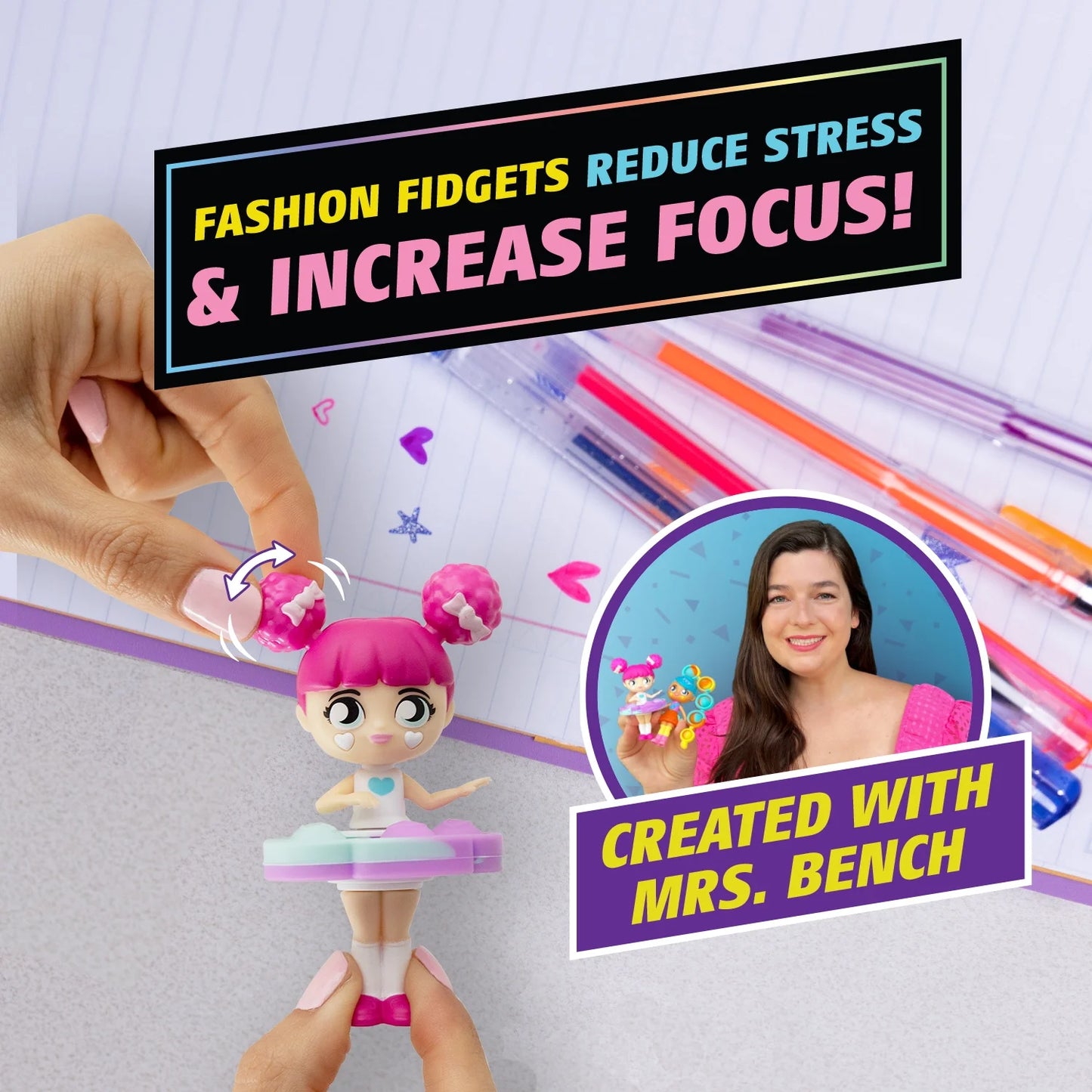 - Collectible Fidget Doll by  (1 Mystery Doll Included, Series 1)