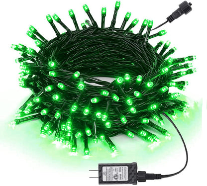 Christmas String Lights 82Ft 200 LED 8 Modes Timer Indoor Outdoor Fairy Twinkle Lights for Xmas Tree Christmas Decorations(Green)