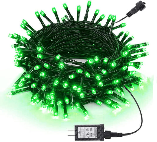 Christmas String Lights 82Ft 200 LED 8 Modes Timer Indoor Outdoor Fairy Twinkle Lights for Xmas Tree Christmas Decorations(Green)