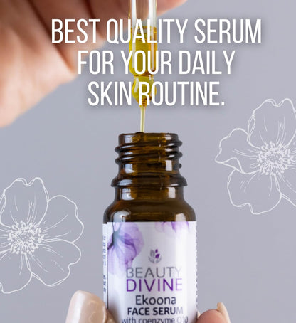 Coenzyme Q10 Face Serum – Instant Lift & Anti-Wrinkle, Natural Facial Care for Women