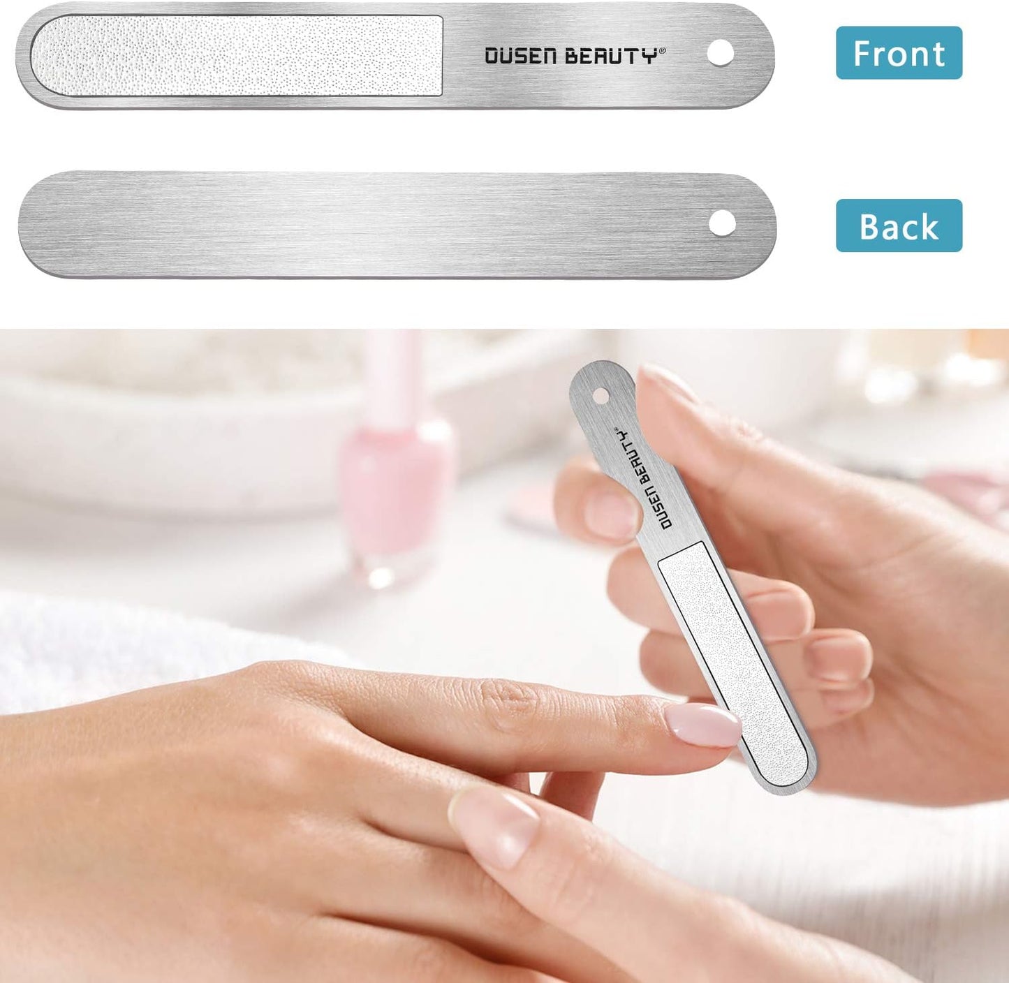 Nail Clippers for Thick Nails, Extra Wide Jaw Opening Nail Cutter for Thick Toenails, Stainless Steel Finger & Toe Nail Clipper with Nail File 3 Pcs Set for Seniors & Adult & Men & Women