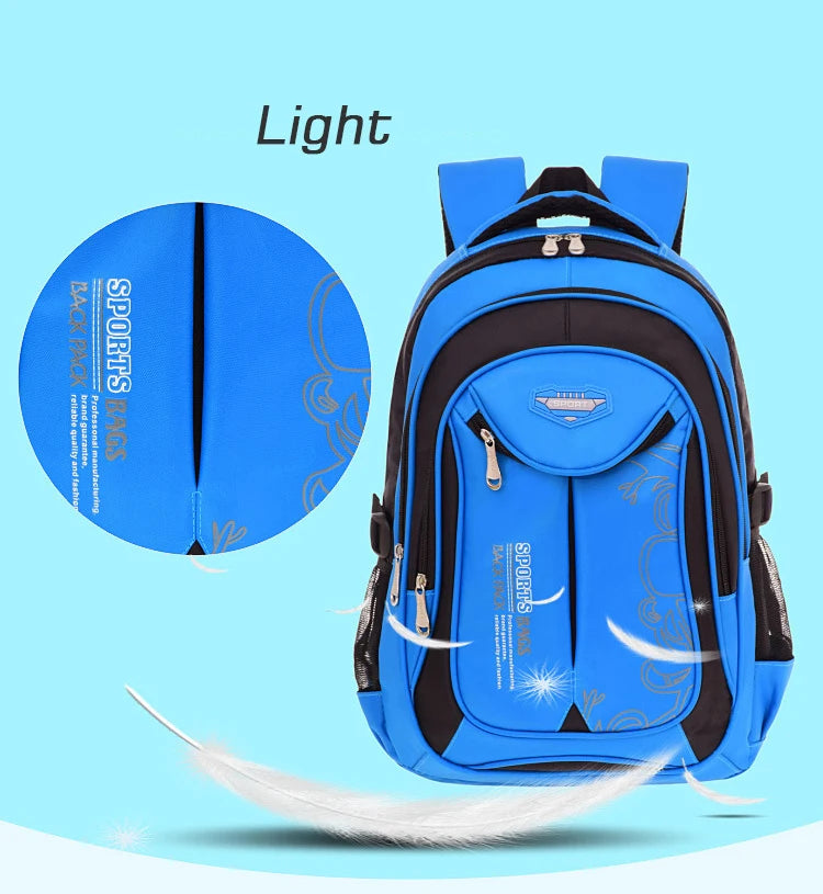 Backpack School Bag Back Pack For Boy Children Kid Child Teenager Schoolbag Male Men Primary Bookbag Bagpack Book Portfolio Teen