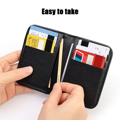 Portable Super Slim Soft Wallet PU Leather Mini Credit Card Wallet Purse Card Holders Men Wallet Thin Small Short Wallets