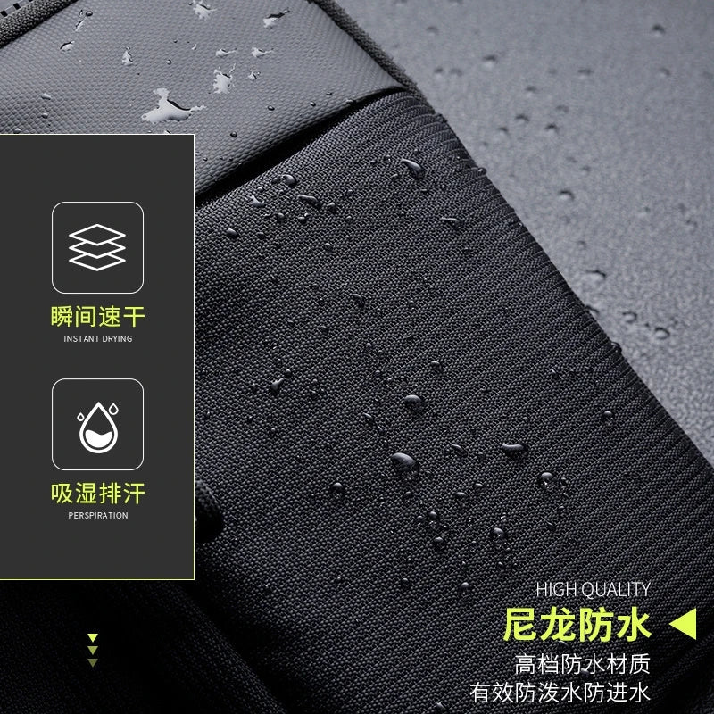 New chest bag for men and women's leisure, fitness, sports, crossbody bag, chest bag, casual men's bag, large capacity bag trend