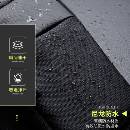 New chest bag for men and women's leisure, fitness, sports, crossbody bag, chest bag, casual men's bag, large capacity bag trend