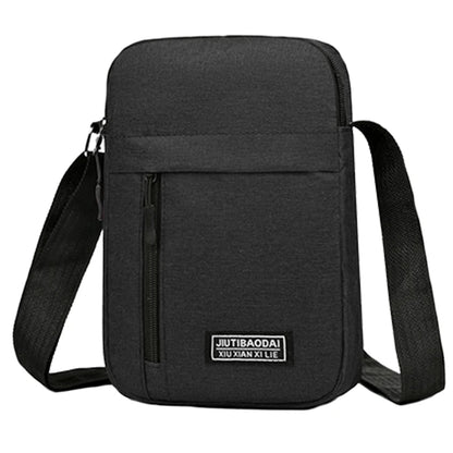 Premium Men’s Nylon Shoulder Bag – Multi-Purpose Crossbody for School or Daily Commute