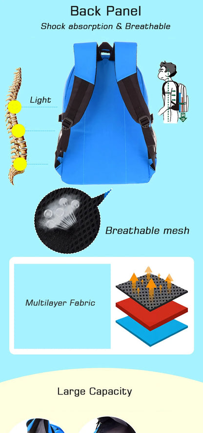 Backpack School Bag Back Pack For Boy Children Kid Child Teenager Schoolbag Male Men Primary Bookbag Bagpack Book Portfolio Teen