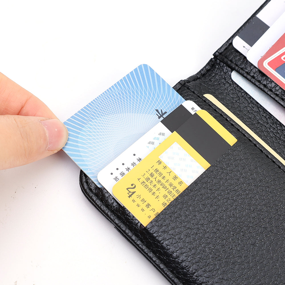 Portable Super Slim Soft Wallet PU Leather Mini Credit Card Wallet Purse Card Holders Men Wallet Thin Small Short Wallets