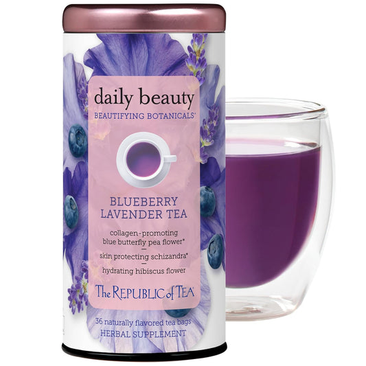 - Beautifying Botanicals® Daily Beauty Blueberry Lavender Herbal Tea Bags(36 Count)