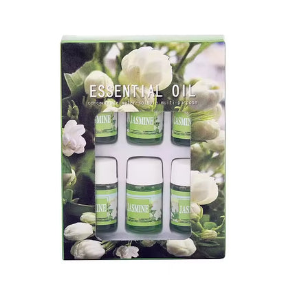 3/5Ml Natural Aromatherapy Essential Oils Set - Lavender/Rose/Jasmine Aromatic Oil for Reed Diffuser, Massage & Humidifier