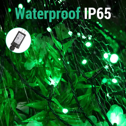 Christmas String Lights 82Ft 200 LED 8 Modes Timer Indoor Outdoor Fairy Twinkle Lights for Xmas Tree Christmas Decorations(Green)