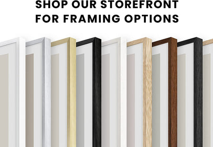 Video Game Framed Art – Gaming Room Decor & Posters for Boys – Black Frame 12X16