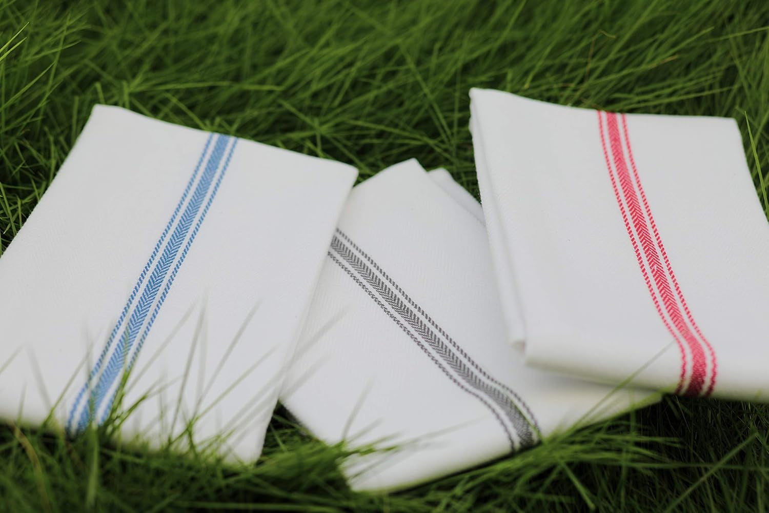 Cotton Kitchen Towels Set of 12 - Highly Absorbent, Super Soft Tea Towel with Hanging Loops - Extra Large Quick Dry Commercial Restaurant Towel (16X28 Inch - Multicolor)