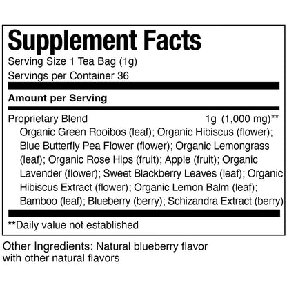 - Beautifying Botanicals® Daily Beauty Blueberry Lavender Herbal Tea Bags(36 Count)